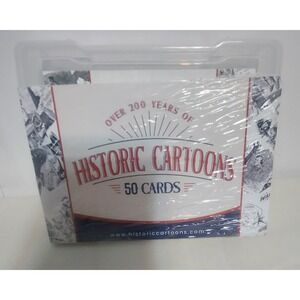 History By Mail Over 200 Years of Historic Cartoons 50 Cards Set New Sealed